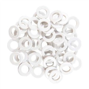 Uncle Mikes Swivel Stud Spacers White 50 Pack