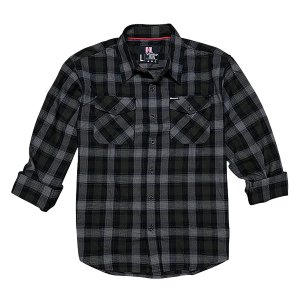 Hornady 32213 Flannel Shirt Large Olive/Black/Gray Cotton/Polyester