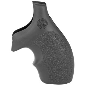 Hogue 61000 Rubber Bantam Grip Black Finger Grooves for S&W J-Frame