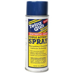 Tetra Gun 203i Triple Action 12 oz Spray - All-in-One Cleaner, Lubricant, Rust Inhibitor, White