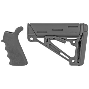 Hogue 15056 OverMolded Kit Beavertail Grip & Collapsible Stock, Black