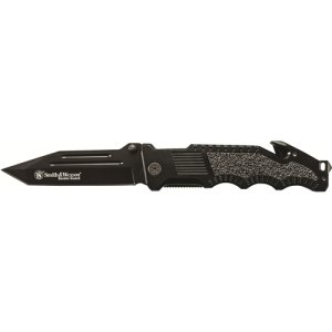 Smith & Wesson Border Guard Folder 4.5in Black Aluminum Handle