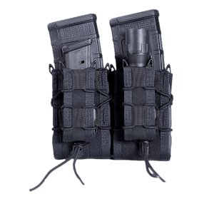 HSGI 11DD02BK Double Decker TACO Black Nylon MOLLE Pouch