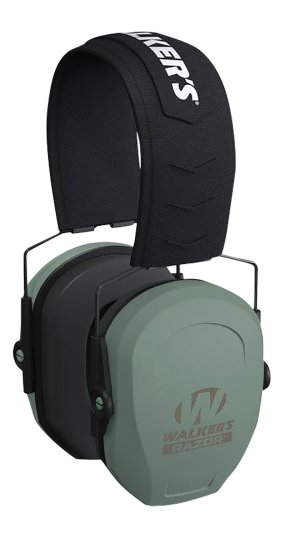 Walker's Razor Slim Passive Low-Profile Earmuffs Sage Green