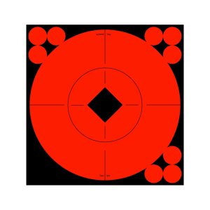 Birchwood Casey BC-33906 Target Spots 6 in Red Self-Adhesive 10 Pack