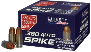 LIB AMMO SPIKE 380ACP 55GR 20/10