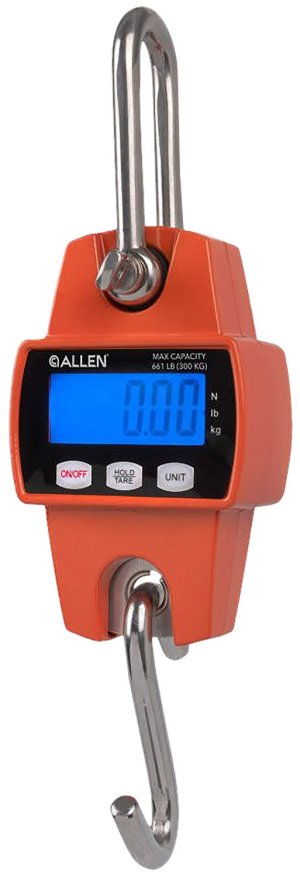 Allen 7253 Digital Game Scale Orange Stainless Steel AAA Powered