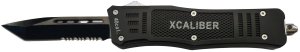 Xcaliber 40 Cal Medium OTF Tanto 3.25in 440C SS Part Serrated Knife