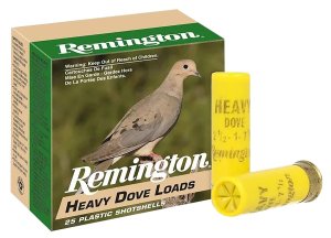 Remington Ammunition 28777 Heavy Dove Loads Upland 20 Gauge 2.75" 1 oz 7.5 Shot 25 Per Box/ 10 Cs