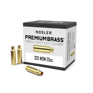 Nosler .325 WSM Unprimed Brass Rifle Cases 25 Count 11907