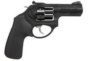 Ruger 5437 LCRx Revolver, 22 WMR, 3" Matte Black Barrel, Hogue Tamer Grip, 6rd Capacity, PVD Cylinder, 7000-Series Aluminum Frame