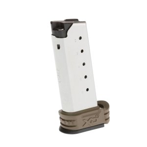 Springfield Armory XD-S Mid-Size 45 ACP 6-Round Magazine, Stainless Steel, Flat Dark Earth Sleeve, Backstraps 1&2, XDS5006DE