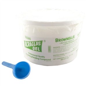 Brownells 050806101258 Acraglas Gel Resin & Hardener 64 oz