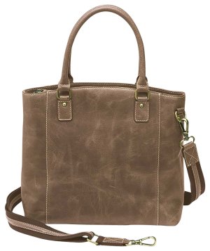 GTM Town Tote GTM-CZY/51 Brown Leather Handbag 1192