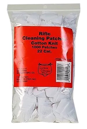 Southern Bloomer .22 Caliber Cleaning Patches Cotton 1000 Count