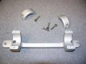 DNZ Products Game Reaper 17700 Scope Mount Remington 700 1" High Silver