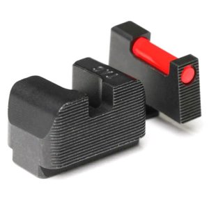 TAG Precision 003BE004PN Glock Iron Sights TSH OR 10mm/.45 ACP FiberLok