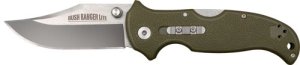 Cold Steel CS21A Bush Ranger Lite 3.5" Clip Point 8Cr13MoV Blade GFN Handle