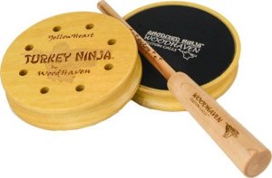 Woodhaven WH086 Anodized Ninja Friction Call Aluminum/Wood Black/Natural