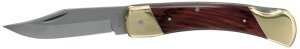 Uncle Henry LB7 Bear Paw Folding Knife - 3.70" Stainless Steel Blade, Includes Sheath