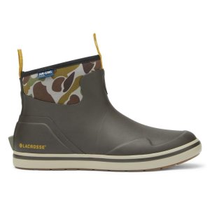 LaCrosse 621201-11M Men's Alpha Deck Boot Black Olive/Camo Size 11