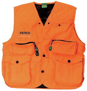 Primos 65705 Gunhunter Vest Blaze Orange 3XL Waterproof Action Type