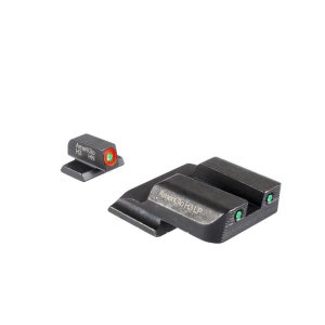 AmeriGlo SW-823 Trooper Tritium Sight Set S&W M&P Shield Green/Orange