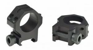 Weaver 99518 4-Hole Tactical Picatinny Scope Rings, 30mm X-High Matte