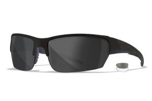 Wiley X Saint CHSAI07 S/M Matte Black Frame Smoke Gray/Clear Lens