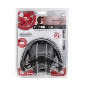 Radians Dual Microphone Electronic Earmuff 23dB Black RFID