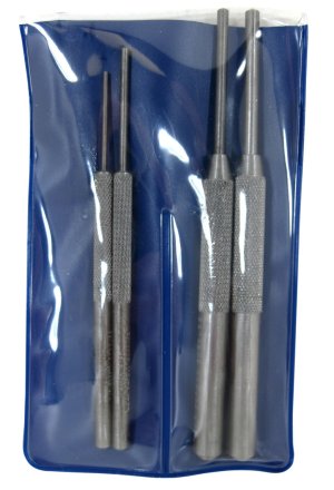 Lyman Punch Set Roll Pin 1/16, 3/32, 1/8, 5/32 Multi-Caliber 4 Per Pack