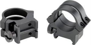 Weaver 49046 Quad Lock Rings 1 Inch Medium Matte Black Aluminum