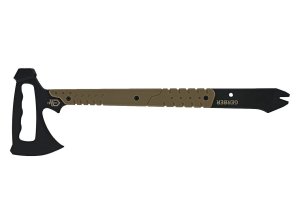 Gerber Downrange Tomahawk 2.25" Blade Length, 19.27" Overall Length, 420HC Blade Material, G-10 Handle Material