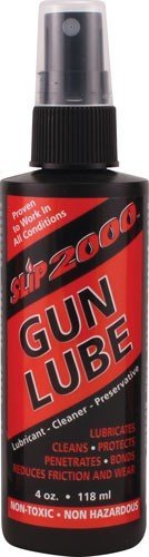Slip 2000 60009 Gun Lube 4oz Pump Bottle Synthetic Lubricant