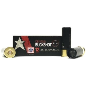 Stars & Stripes Defense Buckshot 12GA 2-3/4" 00 9-Pel 1200fps 10/ct