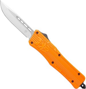 Cobratec MORCTK1MDNS Medium OTF Knife Orange 3" Drop Point Blade