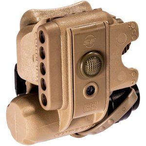 Surefire HL1-B-TN Helmet Light, 19.2 Lumens, IR/White LED, Tan