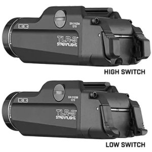 Streamlight TLR-9 Weapon Light 1000 Lumens White 200 Meters Beam Rail Grip Clamp Mount Black Anodized Aluminum