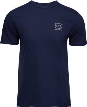 Glock AP96195 Navy Ringspun Cotton Short Sleeve Tee Large