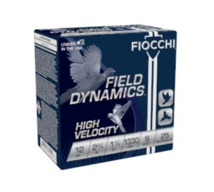Fiocchi Field Dynamics Hi Velocity 12 Gauge 2.75In #8 Lead 25rd
