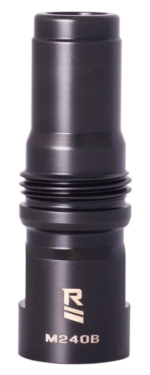 Rugged Suppressors MD002 M240B Dual Taper Muzzle Device 25/32x24 Black
