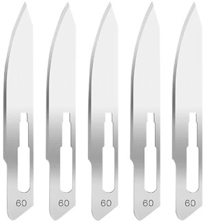 Hogue 35886 Expel Replacement Blades High Carbon Steel Blade #60 5 Blades