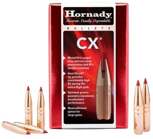 Hornady CX 282704 7mm 139gr Solid Copper Hunting Bullet