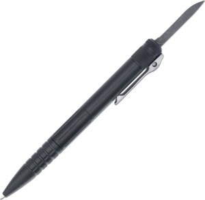 CobraTec Knives Tactical Pen Gen II Black Aluminum D2 Steel Blade