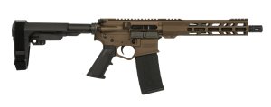 Wise Arms 10.5-556-SBA3-MNB WA-15B 223 Rem | 5.56 NATO 10.5" Midnight Bronze Cerakote Semi-Auto Pistol