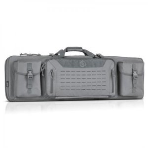 Urban Warfare Low Profile Double Rifle Cases - Urban Warfare Double Rifle Case 46'''' Gray