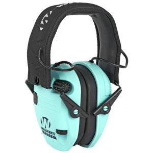 Walker's GWP-RSEM-LTL Razor Slim Electronic Muff NRR 23dB Light Teal