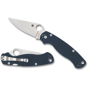 Spyderco C81GPCBL2 Para Military 2 Cobalt Blue G-10 CPM SPY27 Knife