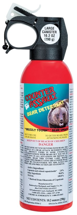 Counter Assault Bear Deterrent w/Holster 10.2 oz. Model: CA-18XH/sb