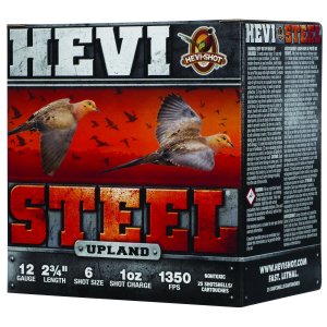 HEVI-Shot HS61266 12 Gauge 2.75" 1oz #6 Steel Shot 25 Rounds